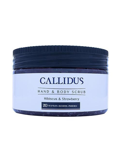 HAND & BODY SCRUB  HİBİSCUS & STRAWBERRY  - EL, AYAK VE VÜCUT PEELİNG 